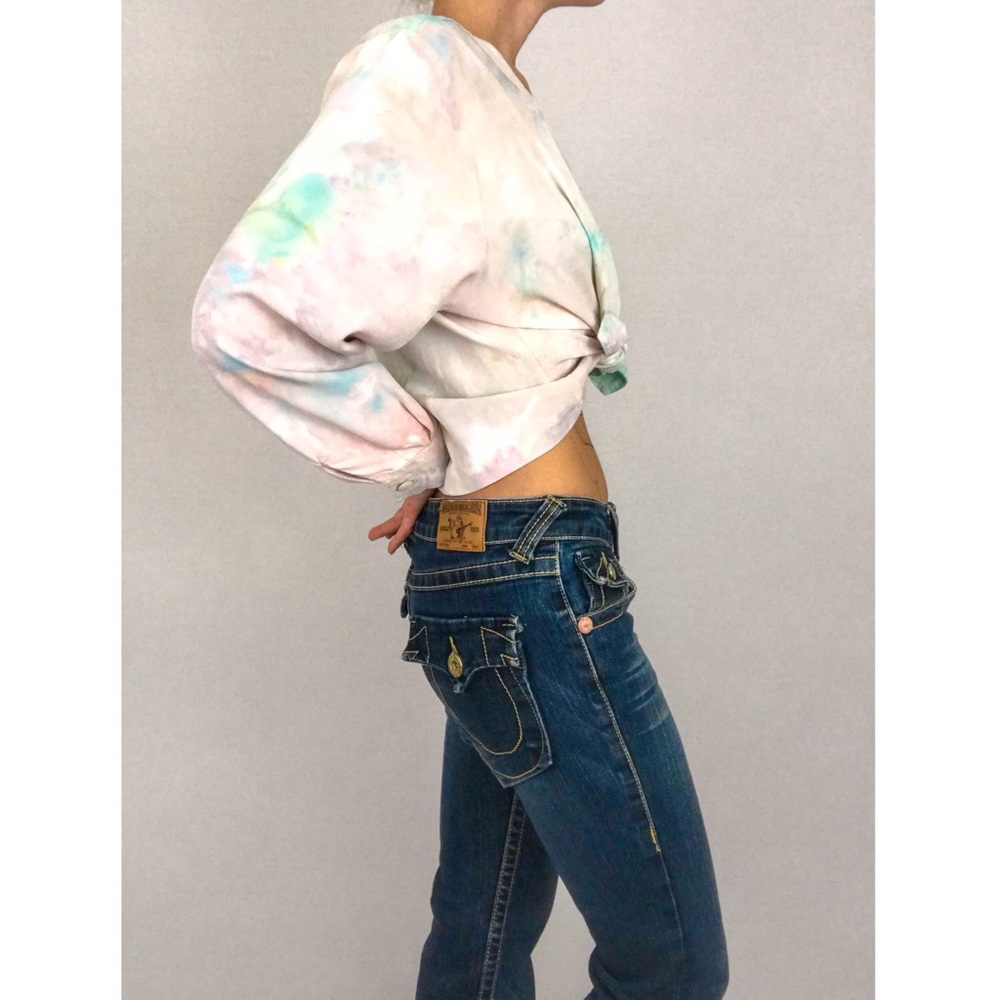 Vintage 💫 Hand-Dyed Blouse in Dreaming - Picture 7 of 15